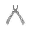 Kép 1/2 - Ganzo G104-S Multi-Tool 440C pengékkel rozsdamentes acél markolattal, 11 funkcióval, övtokban.
