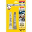 Kép 1/4 - Soudal Epoxy Liquid Steel 2x15ml