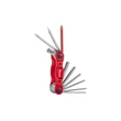 Kép 2/3 - Kerékpár szerszám klt. Multitool, 10 db-os, rövid (tokban)