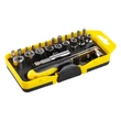 Kép 1/2 - Kétoldalas racsnis készlet bitekkel és adapterekkel 1/4" 23 db