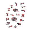 Kép 2/2 - Akkumulátorkészlet "BRUSHLESS" 2+3 (28002+28030+28080+28081+28086+táska)!