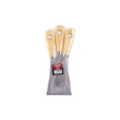 Kép 2/2 - Spatula WESTBERG készlet, acél, fa nyéllel, 3 db-os (30, 50, 80 mm)