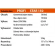 Kép 2/2 - Betonkeverő LESCHA Star 150 125l 230V WS FR