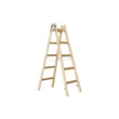 Kép 1/4 - Sprossenstehleiter Holz, 2x5 Sprossen, L=1,56m