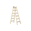 Kép 1/4 - Sprossenstehleiter Holz, 2x6 Sprossen, L=1,84m