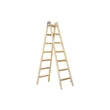 Kép 1/4 - Sprossenstehleiter Holz, 2x7 Sprossen, L=2,14m