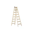Kép 1/4 - Sprossenstehleiter Holz, 2x8 Sprossen, L=2,43m