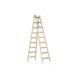 Kép 1/4 - Sprossenstehleiter Holz, 2x9 Sprossen, L=2,72m