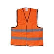 Kép 1/2 - Fényvisszaverő mellény, narancssárga
