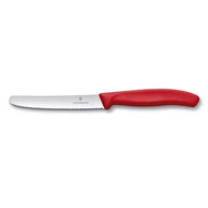 Victorinox Swiss Classic reggeliző kés recés 11cm piros