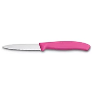 Victorinox Swiss Classic reggeliző kés recés hegyes pink 8cm