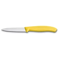 Victorinox Swiss Classic reggeliző kés recés hegyes sárga 8cm