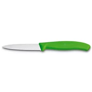 Victorinox Swiss Classic reggeliző kés recés hegyes zöld 8cm