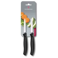 Victorinox Swiss Classic Zöldségkés Egyenes Hegyes 8cm Fekete 2 db