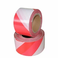 EUROTAPE/DALPO KORDONSZALAG (JELÖLŐSZALAG) PIROS/FEHÉR 75MMX100M