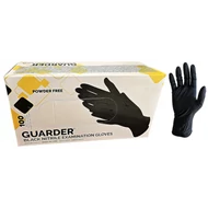 GUARDER® (MAXTER) Nitril Fekete 5,5g L-es méret 100db/doboz ujjbegy érdesített kesztyű