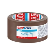 Tesa Basic Csomagolószalag, barna cimkézett 66m*50mm 