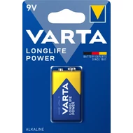 Varta elem,9V 6LR61 Longlife Power 1 db