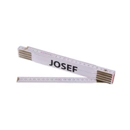Összecsukható mérőléc 2m JOSEF (PROFI, fehér, fa)
