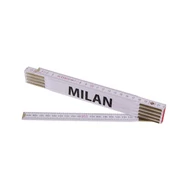 Összecsukható mérőléc 2m MILAN (PROFI, fehér, fa)