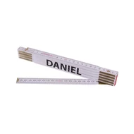 Összecsukható mérőléc 2m DANIEL (PROFI, fehér, fa)