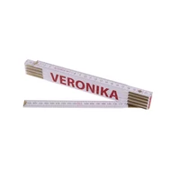 Összecsukható mérőléc 2 m VERONIKA (PROFI, fehér, fa)