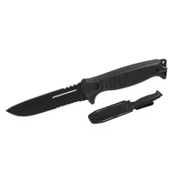 Vadász- és túrakés, rozsdamentes acélból, 210 mm, tokkal