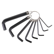 Imbuszkulcs készlet, 2–10 mm, 8 részes