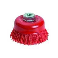 FESTA csészés nylon drótkefe, 100 mm, M14 menet