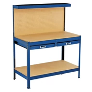 Munkapad 2 fiókkal, 121×61×150 cm