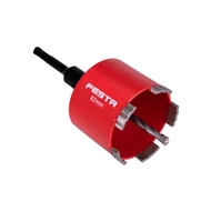 FESTA gyémánt magfúró 82 mm-es szegmentált SDS+ szárral