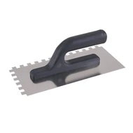 INOX fogazott WESTBERG simító, 270×125 mm, E10-es fogazat