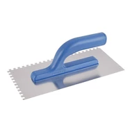 FESTA rozsdamentes fogazott simító, 280×130 mm, E6-os fogazat