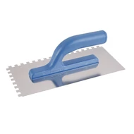 FESTA rozsdamentes fogazott simító, 280×130 mm, E8-as fogazat