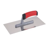 FESTA rozsdamentes simító gumírozott nyéllel, 280×130 mm, egyenes élű