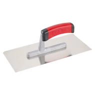 FESTA lágy fogantyús. rozsdamentes acél egyenes glettvas lekerekített sarkokkal 280×130 mm