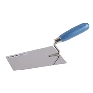 FESTA rozsdamentes acél egyenes kőműves kanál (mennyezeti és falazó kanál) fa nyéllel 180×120 mm