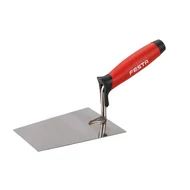 FESTA rozsdamentes kőműveskanál gumírozott nyéllel, 160×115 mm