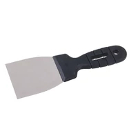 Spatula rozsdamentes acél kaparó PVC nyél 80mm