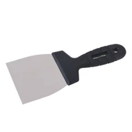 Spatula rozsdamentes acél kaparó PVC nyél 100mm