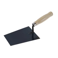 Kőműveskanál acélból, 160×130 mm