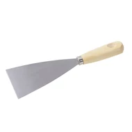 Spatula acél, fa nyéllel, WESTBERG 80 mm