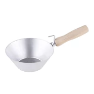 Kőműves acél merőkanál FESTA, 160 mm, fa nyéllel