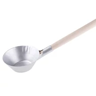 Kőműves acél merőkanál, 180 mm, nyéllel