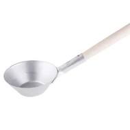 Kőműves acél merőkanál, 215 mm, nyéllel