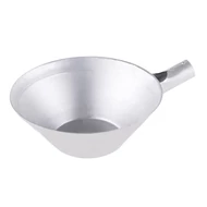 Kőműves acél merőkanál, 235 mm, hüvelyes