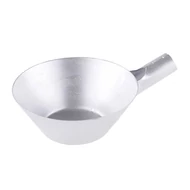 Kőműves acél merőkanál, 180 mm, hüvelyes