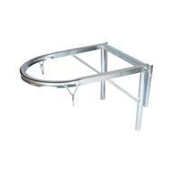 Tartószerkezet törmelékcsúszda tölcsérhez