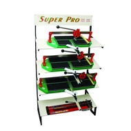 SUPER PRO vágógépek bemutatóállványa (felszerelve)