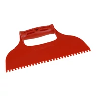 Műanyag spatula, fogazott 4x6 mm